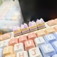 1pc Taro Paste Cream Cake Artisan Clay Food Keycaps ESC MX for Mechanical Gaming Keyboard